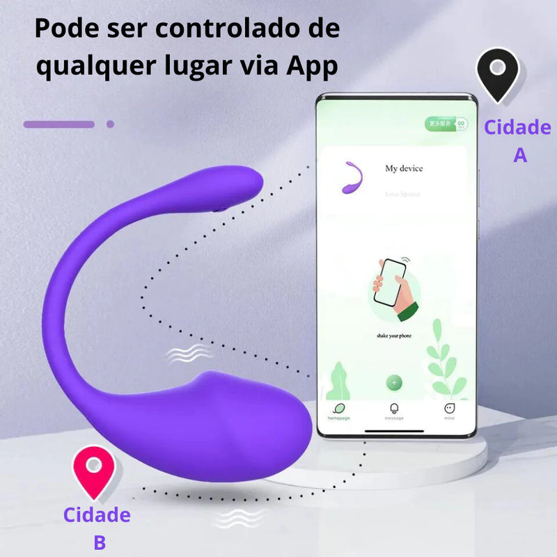 Vibrador Feminino Sexual Bluetooth Casal Recarregável