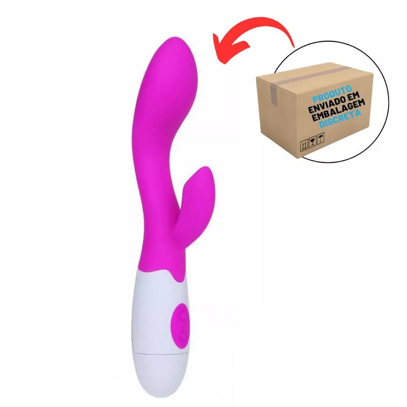 Vibrador Feminino Estimulador Puro Silicone 30 Níveis de Vibração